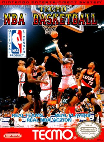 Cover Tecmo NBA Basketball for NES